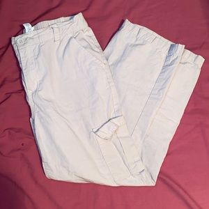 Beige Cargo Pants